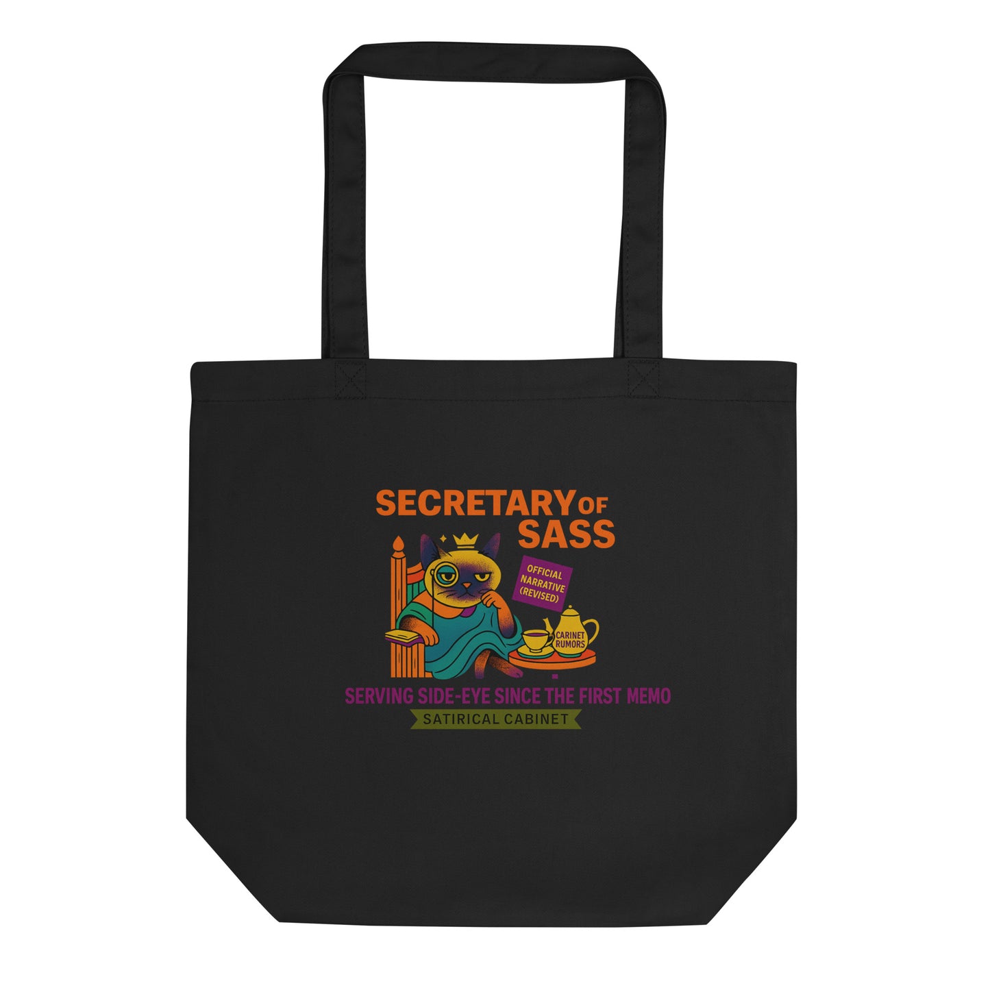 Siamese cat tote – Secretary of Sass in Cabinet design